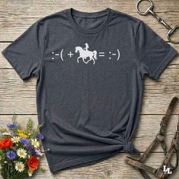 Maths Cowgirl T Shirt Gift For Horse Lover