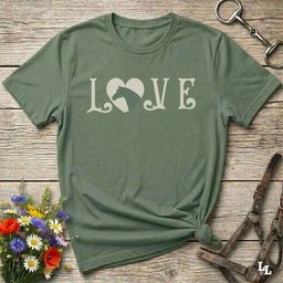 Love Horses T Shirt Gift For Horse Lover