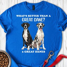 2 Great Danes T Shirt Gift For Dog Lover