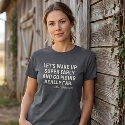 Lets Wake Up Super Early T Shirt Gift For Horse Lover