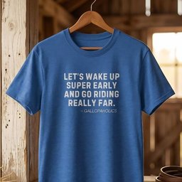 Lets Wake Up Super Early T Shirt Gift For Horse Lover