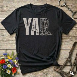 Yall Boots T Shirt Gift For Horse Lover