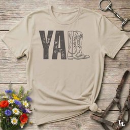 Yall Boots T Shirt Gift For Horse Lover