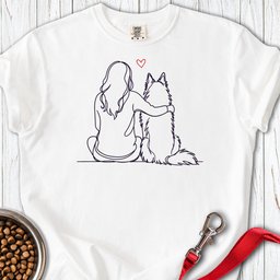 Belgian Tervuren Hug Premium Tee Gift For Dog Lover
