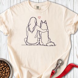 Belgian Tervuren Hug Premium Tee Gift For Dog Lover