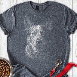 Australian Cattle Dog Engraved T Shirt Gift For Dog Lover