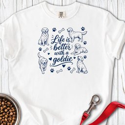 Better Goldie Life Premium Tee Gift For Dog Lover