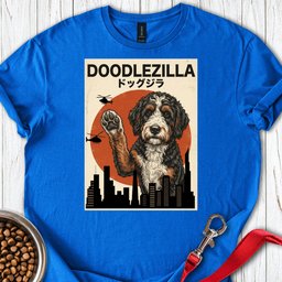 Bernedoodle Doodlezilla T Shirt Gift For Dog Lover