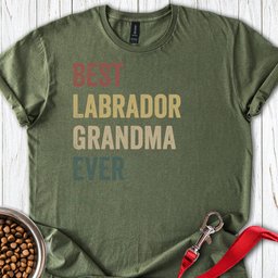 Best Labrador Grandma T Shirt Gift For Grandma