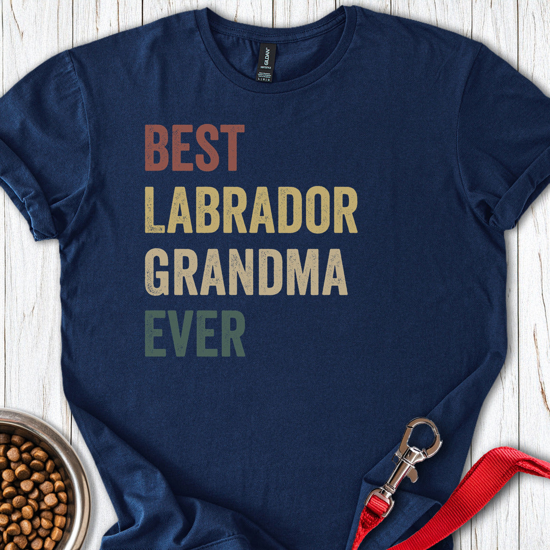 Best Labrador Grandma T Shirt Gift For Grandma