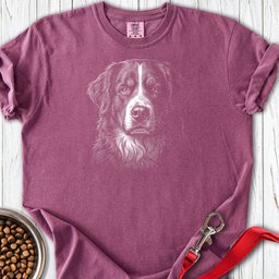 Bernese Mountain Dog Engraved Premium Tee Gift For Dog Lover
