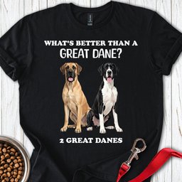 Better Than A Great Dane T Shirt Gift For Dog Lover