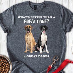Better Than A Great Dane T Shirt Gift For Dog Lover