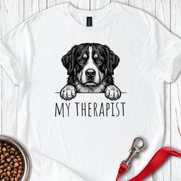 Bernese Mountain Dog Therapist T Shirt Gift For Dog Lover