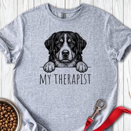 Bernese Mountain Dog Therapist T Shirt Gift For Dog Lover
