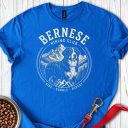 Bernese Mountain Dog Hiking Club T Shirt Gift For Dog Lover
