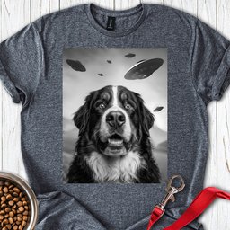 Bernese Mountain Dog Ufo T Shirt Gift For Dog Lover