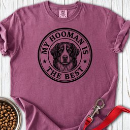 Bernese Mountain Dog My Hooman Premium Tee Gift For Dog Lover