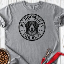 Bernese Mountain Dog My Hooman Premium Tee Gift For Dog Lover