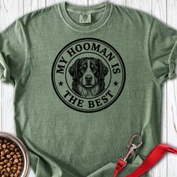 Bernese Mountain Dog My Hooman Premium Tee Gift For Dog Lover