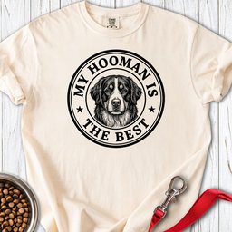 Bernese Mountain Dog My Hooman Premium Tee Gift For Dog Lover