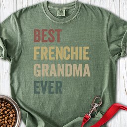 Best Frenchie Grandma Premium Tee Gift For Grandma