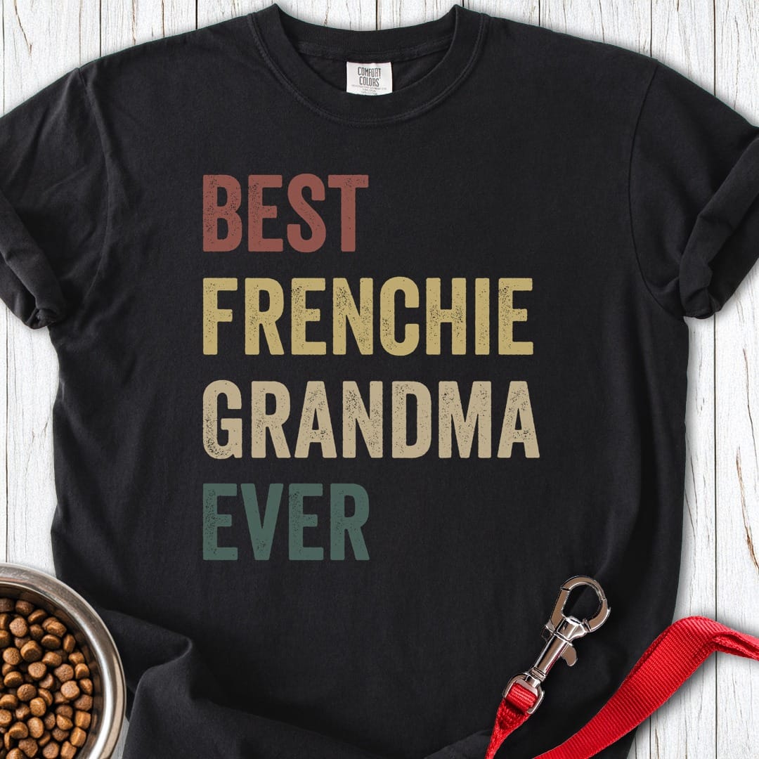 Best Frenchie Grandma Premium Tee Gift For Grandma