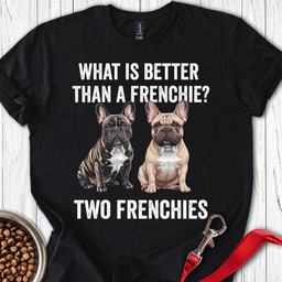 Better Than A Frenchie T Shirt Gift For Dog Lover