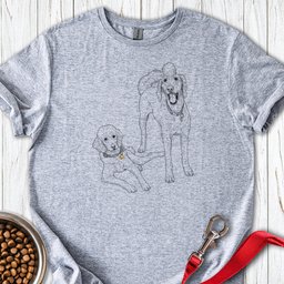 Bernadoodle And Golden Doodle T Shirt Gift For Dog Lover
