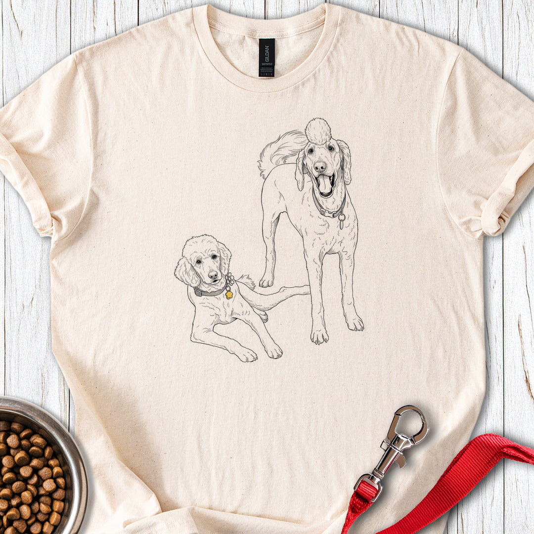 Bernadoodle And Golden Doodle T Shirt Gift For Dog Lover
