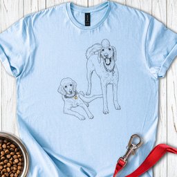 Bernadoodle And Golden Doodle T Shirt Gift For Dog Lover