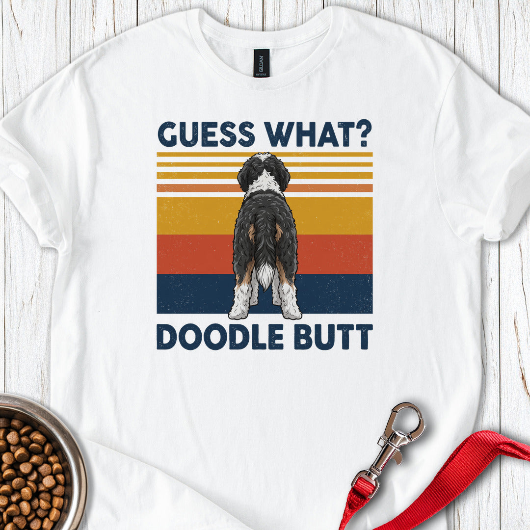 Bernedoodle Butt T Shirt Gift For Dog Lover