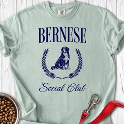 Bernese Social Club Premium Tee Gift For Dog Lover