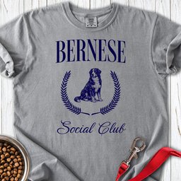 Bernese Social Club Premium Tee Gift For Dog Lover
