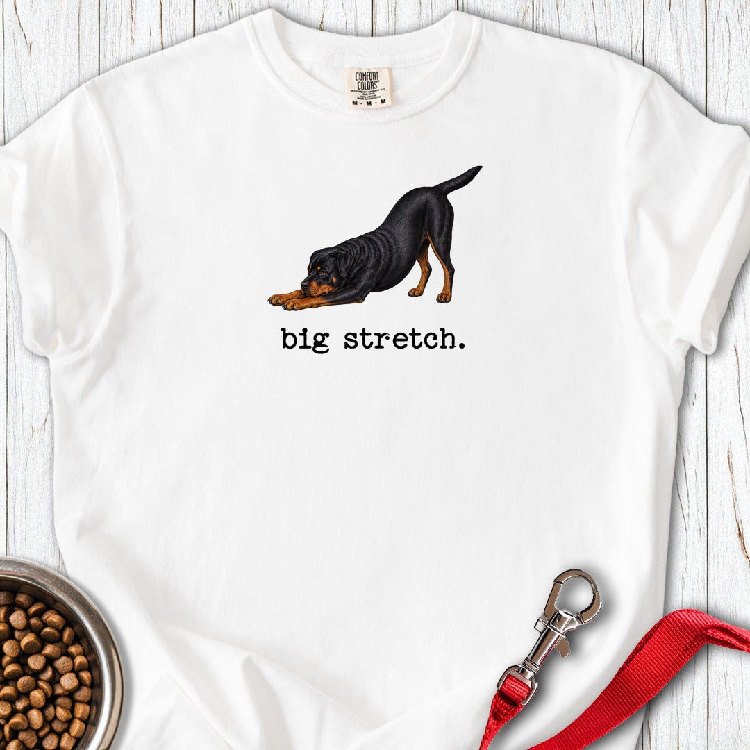 Big Stretch Fox Rottweiler Premium Tee Gift For Dog Lover