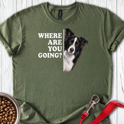 Border Collie Alert T Shirt Gift For Dog Lover