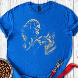 Bigfoot German Shepherd Boop T Shirt Gift For Dog Lover