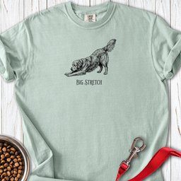 Big Stretch Golden Retriever Premium Tee Gift For Dog Lover