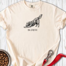 Big Stretch Golden Retriever Premium Tee Gift For Dog Lover