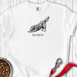 Big Stretch Golden Retriever Premium Tee Gift For Dog Lover