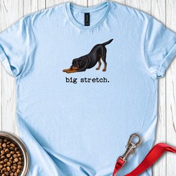 Big Stretch Fox Rottweiler T Shirt Gift For Dog Lover