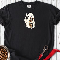 Blue Heeler Meh Ghost Premium Tee Gift For Dog Lover