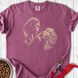 Bigfoot Boops Cocker Spaniel Premium Tee Gift For Dog Lover