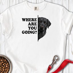 Black Labrador Alert Premium Tee Gift For Dog Lover