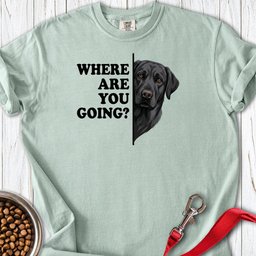 Black Labrador Alert Premium Tee Gift For Dog Lover