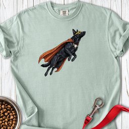 Black German Shepherd Hero Premium Tee Gift For Dog Lover