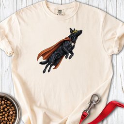 Black German Shepherd Hero Premium Tee Gift For Dog Lover