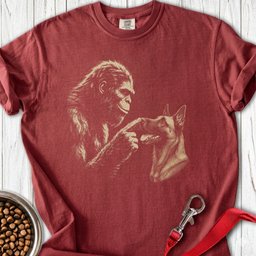 Bigfoot Belgian Malinois Premium Tee Gift For Dog Lover