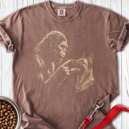 Bigfoot Belgian Malinois Premium Tee Gift For Dog Lover