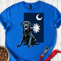 Black Lab South Carolina T Shirt Gift For Dog Lover